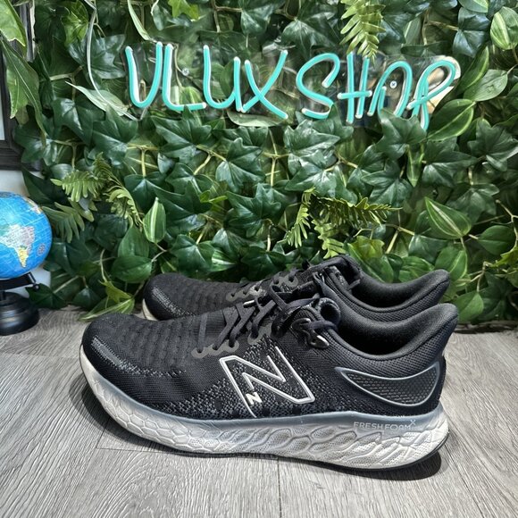 New Balance Men 1080v12 M1080B12 Black Running Shoes Sneakers Size 15 D